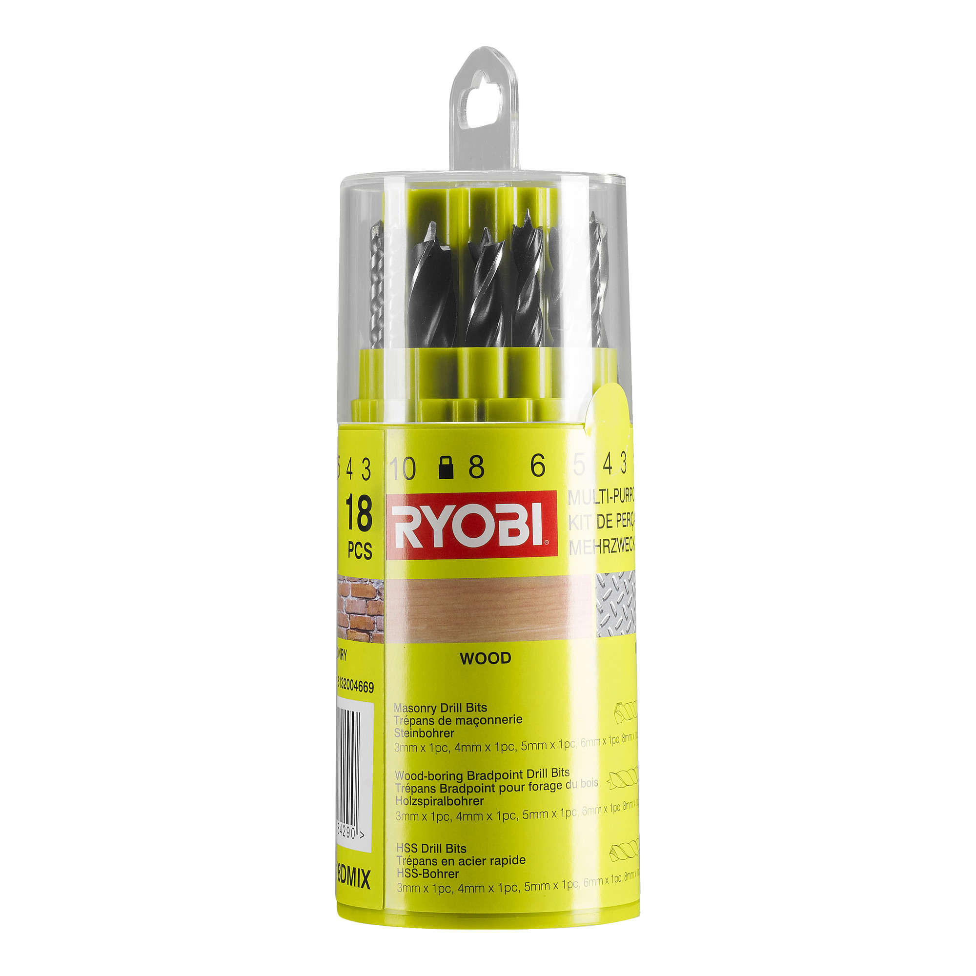 BORRSATS MIX RAK18DMIX - Ryobi