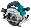 Cirkelsåg från Makita med blå och svart design, text "Specialized" på sågbladet.