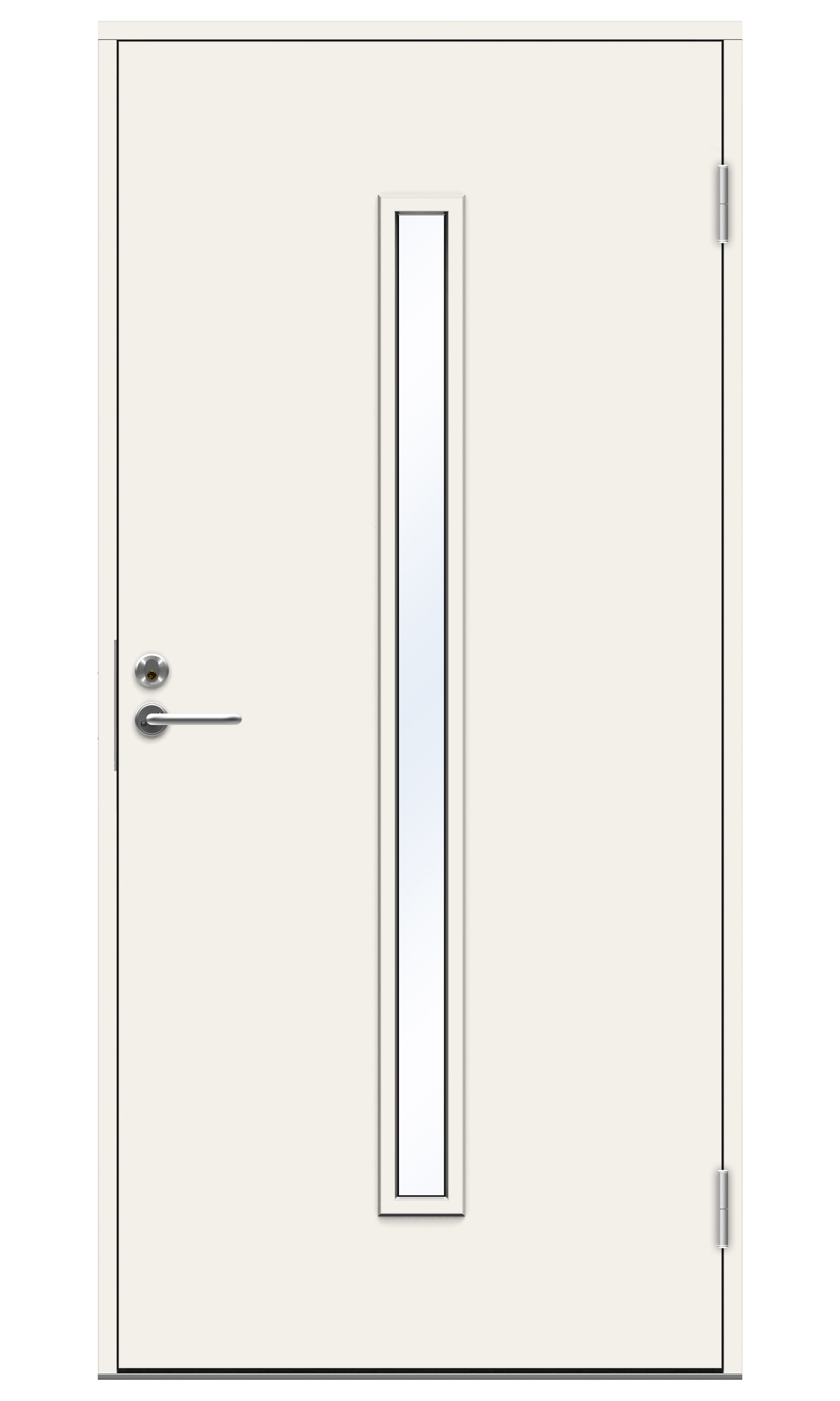 YTTERDÖRRSET P-1700 NCS S 0502-Y KYM 888X2080 MM V - SWEDOOR