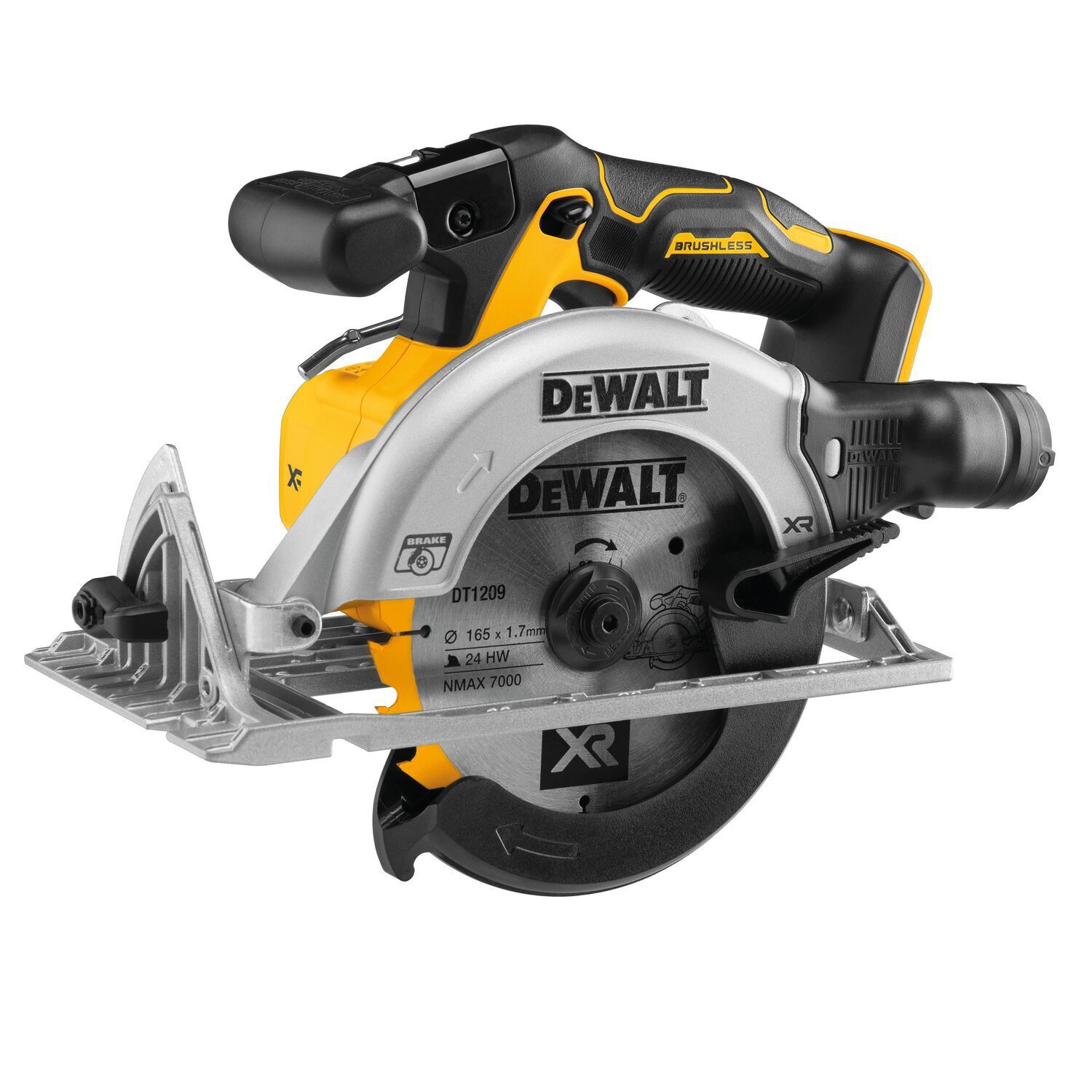 CIRKELSÅG DCS565NT-XJ 18V 165MM, TSTAK - DeWalt