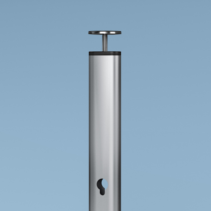 SKARVBEN SHOJI ALUMINIUM STÄLLBAR FOT 2380X40X20