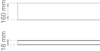 Rektangulär form med måtten 160 mm och 18 mm.