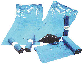 SOPSÄCK K3 PLAST 3-SKIKT BLÅ/SVART 0,06MM 240L - Trioworld