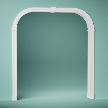 VALV ROMA 2000 VITLACKAD MDF (NCS S0502Y GLANS 35)