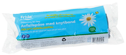 AVFALLSPÅSE M KNYTBAND 20-PACK 30L